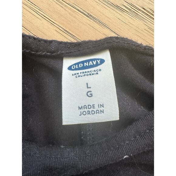 Old Navy Womens Black and White Paisley Long Sleeve Knit Swing Dress Size Large - Picture 7 of 8